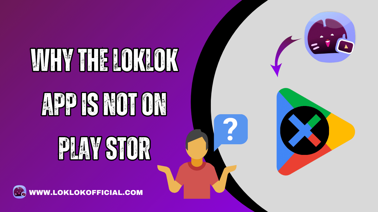 Why the Loklok app is not on Play Store