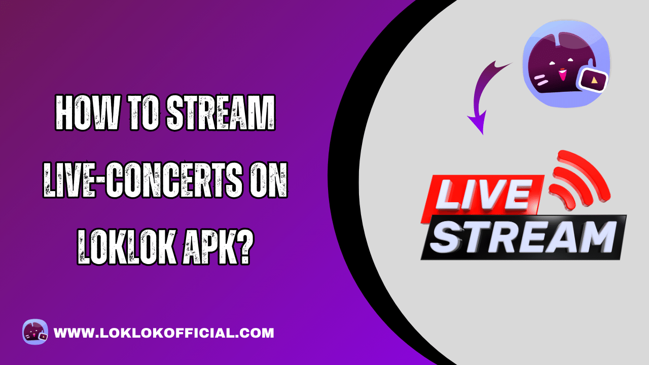 How to stream live-concerts on Loklok APK?